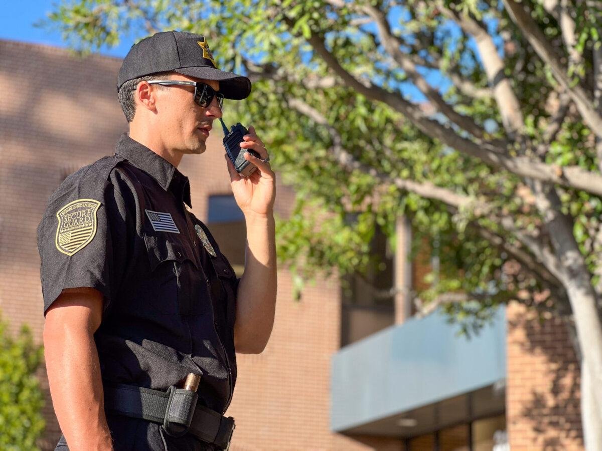 School Entrance Security Guard