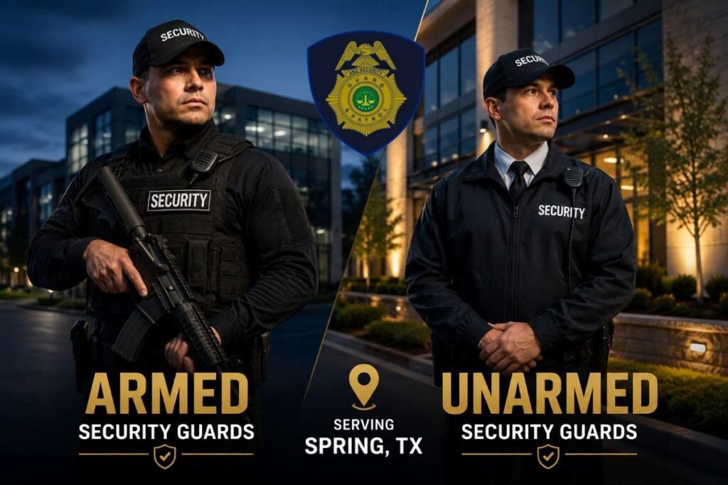 Armed & Unarmed Security Guards in Spring TX